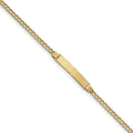 Beautiful w/Rhodium Children's Pav Curb Link  Bracelet