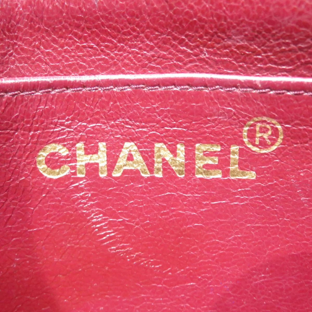 Pre-Owned  Chanel Matelasse Diana Chain Shoulder Bag Black Lambskin Women's Men's (Fair)