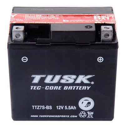 Tusk Tec-Core Battery with Acid TTZ7S Maintenance-Free For   250F 2014-2015