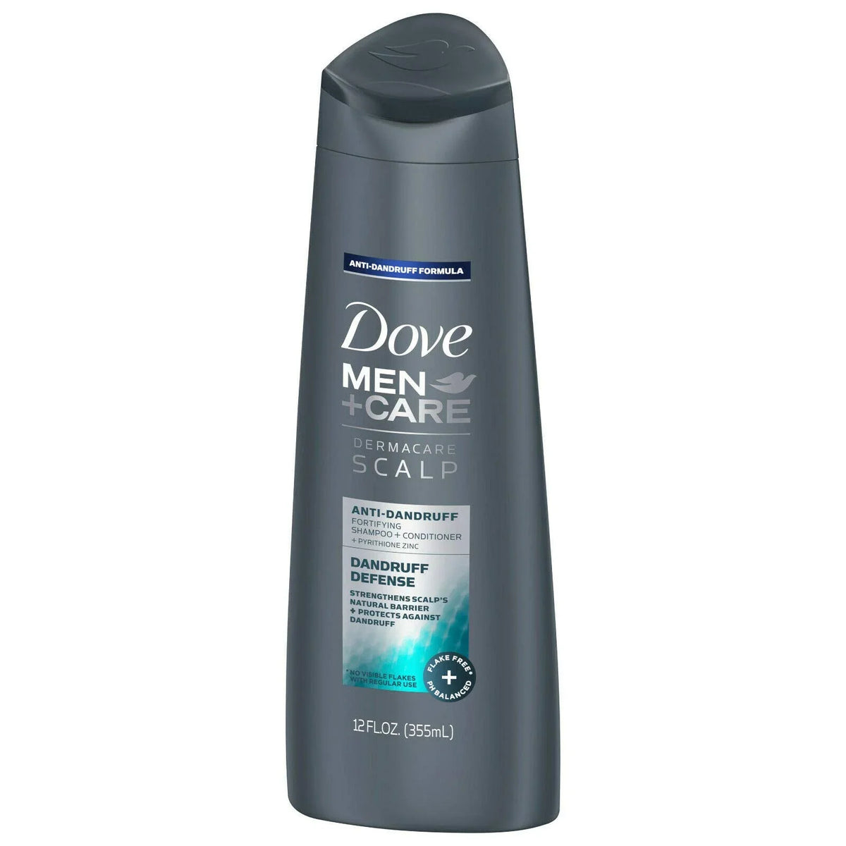 Dove Men+Care Dermacare Scalp 2 In 1 Shampoo & Conditioner Dandruff Defense 12 Oz