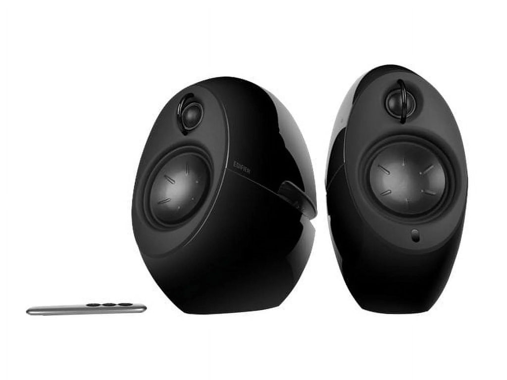 Edifier E25 Luna Eclipse - Speakers - for  - wireless - Bluetooth - 74 Watt (total) - 2-way - black, Holiday Gift
