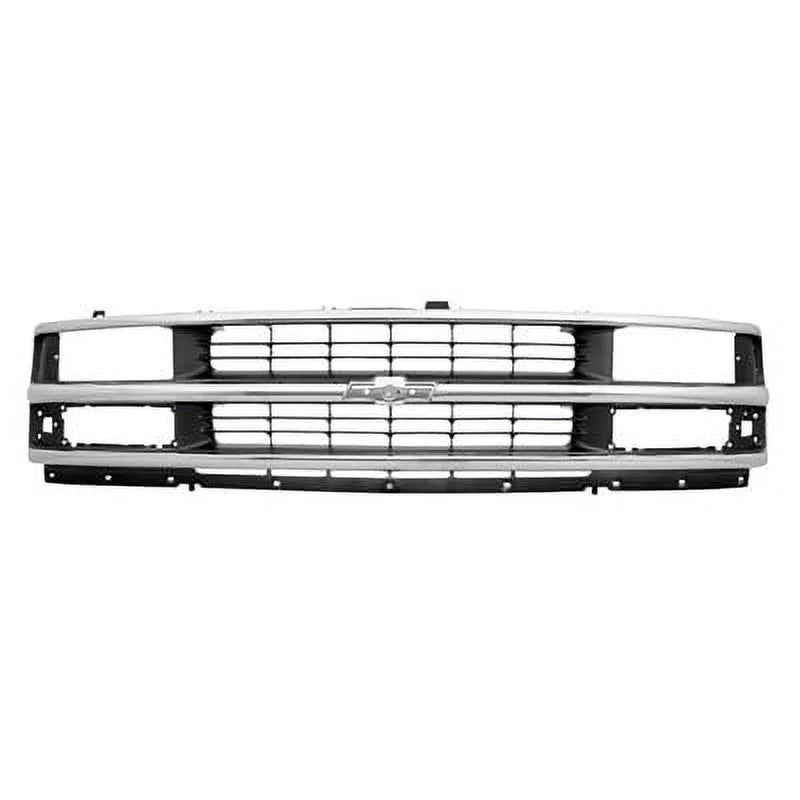 New Standard Replacement Front Grille, Fits 1996-2002 Chevrolet Express Van