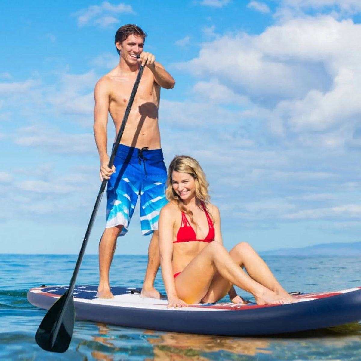 Premium Inflatable Stand Up Paddle Board - Comes with a carry backpack for transportation - 24.0 - Discover ultimate stability and versatility on the water!
