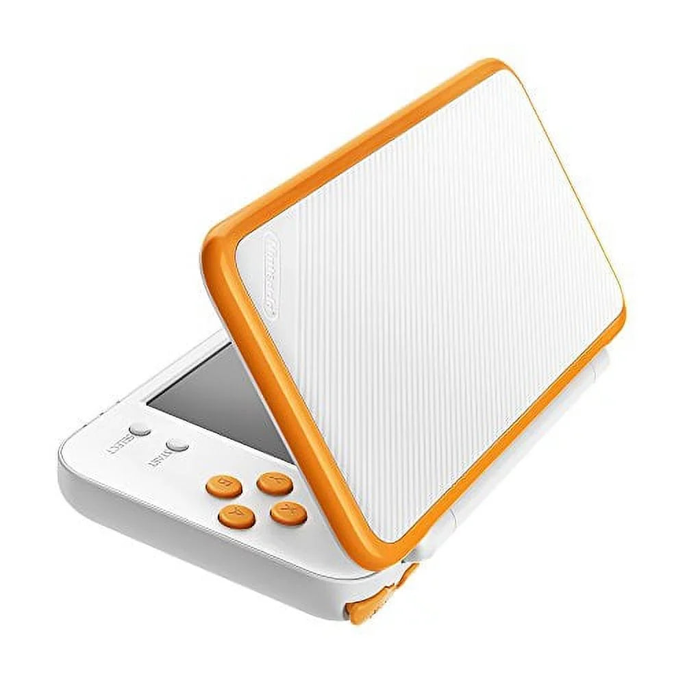 Restored Nintendo New 2DS  White Orange Gaming Console w/ Stylus  Card and Charger (Refurbished)