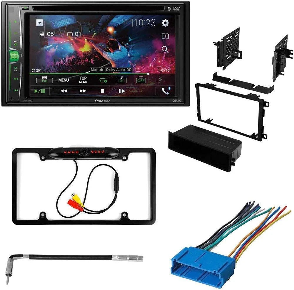KIT4822 Bundle for 1996-1999 Oldsmobile  W/ Pioneer Double  Car Stereo with Bluetooth/Backup Camera/Installation Kit/in-Dash / / 6.2"  Touchscreen Digital Media Receiver