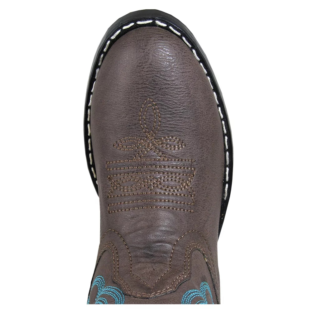 Kids Monterey Western Boots, Color: Brown, Size: 13.5, Width: R (1623C-13.5R)