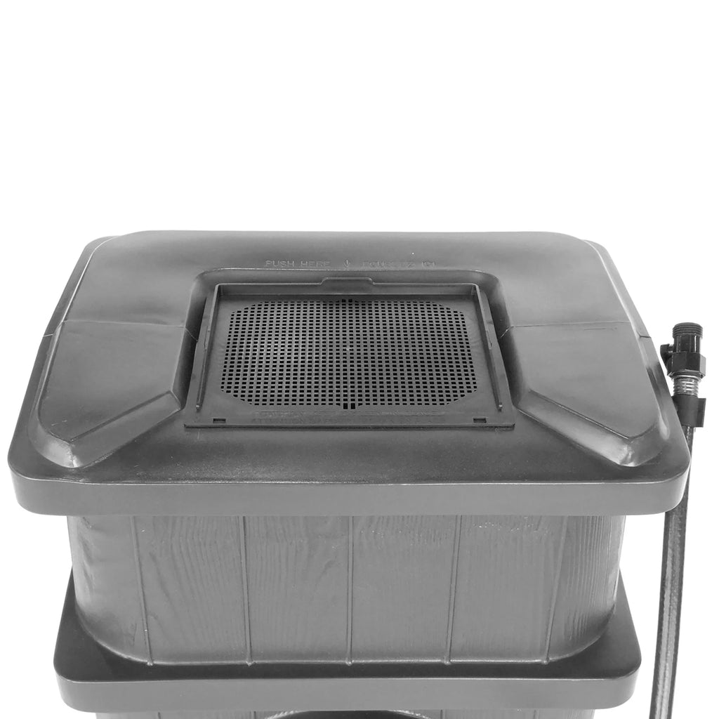 Outdoor WG4000- Home Outdoor Wood Grain Rain Water Catcher Barrel