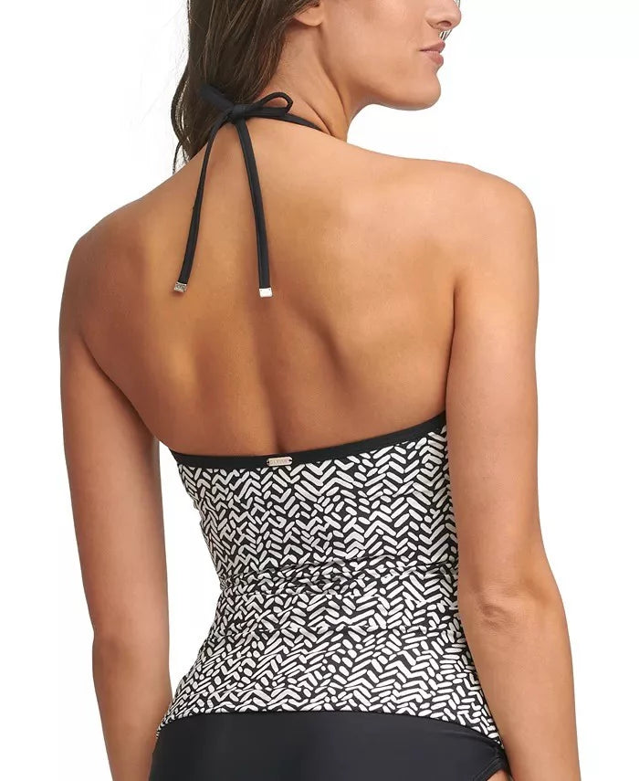 Calvin Klein     V-Wire Halter Tankini Top,  X-Small