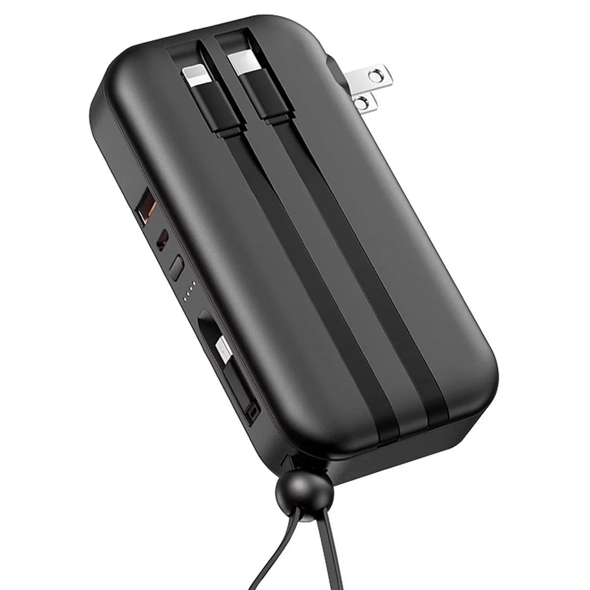 10000mAh iMounTEK Portable Charger 3 Inbuilt CablesType-C//Micro- PD20W QC18W Fast Charging 5 Outputs External Battery Pack Fit For IOSPhone 14 Android