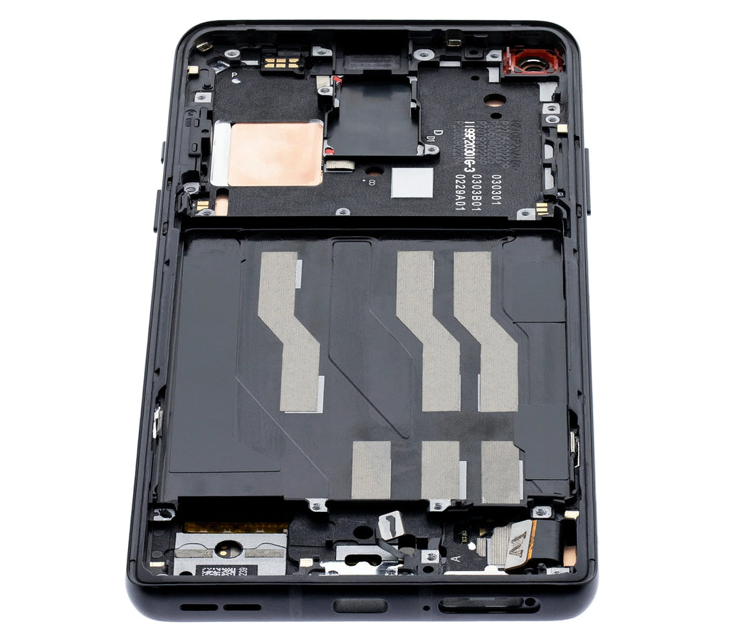Replacement  Assembly With Frame Compatible For OnePlus 8 / 5G (Non-Verizon 5G  Frame) (Refurbished) (Onyx Black)