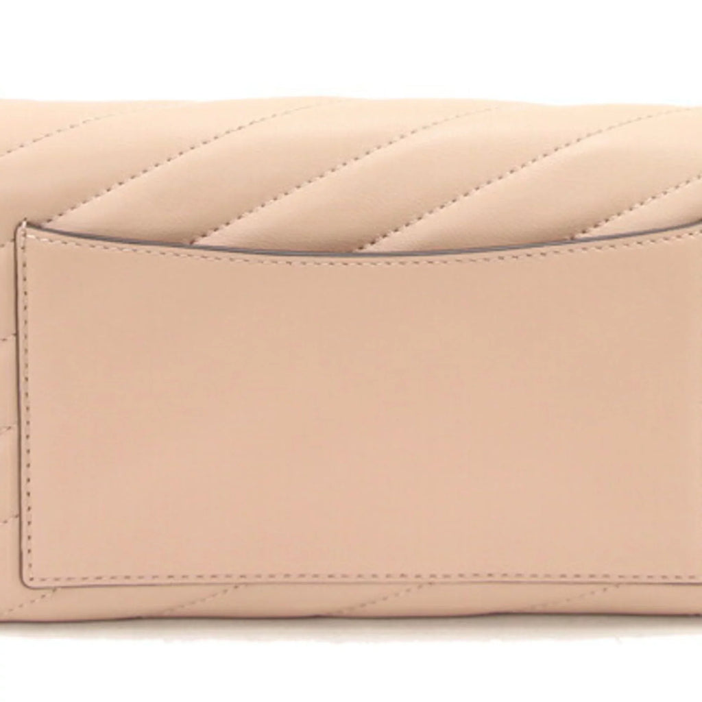 Pre-Owned Tory Burch Shoulder Kira Chevron Chain 64068 Beige Leather Women's   (Good)
