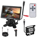 Vehicle Backup Camera, 7In Monitor Reverse Camera, Car Rearview Parking Reverse System, IP67 Waterproof Car Parking Reverse System with Night Vision for Car Trunk Van