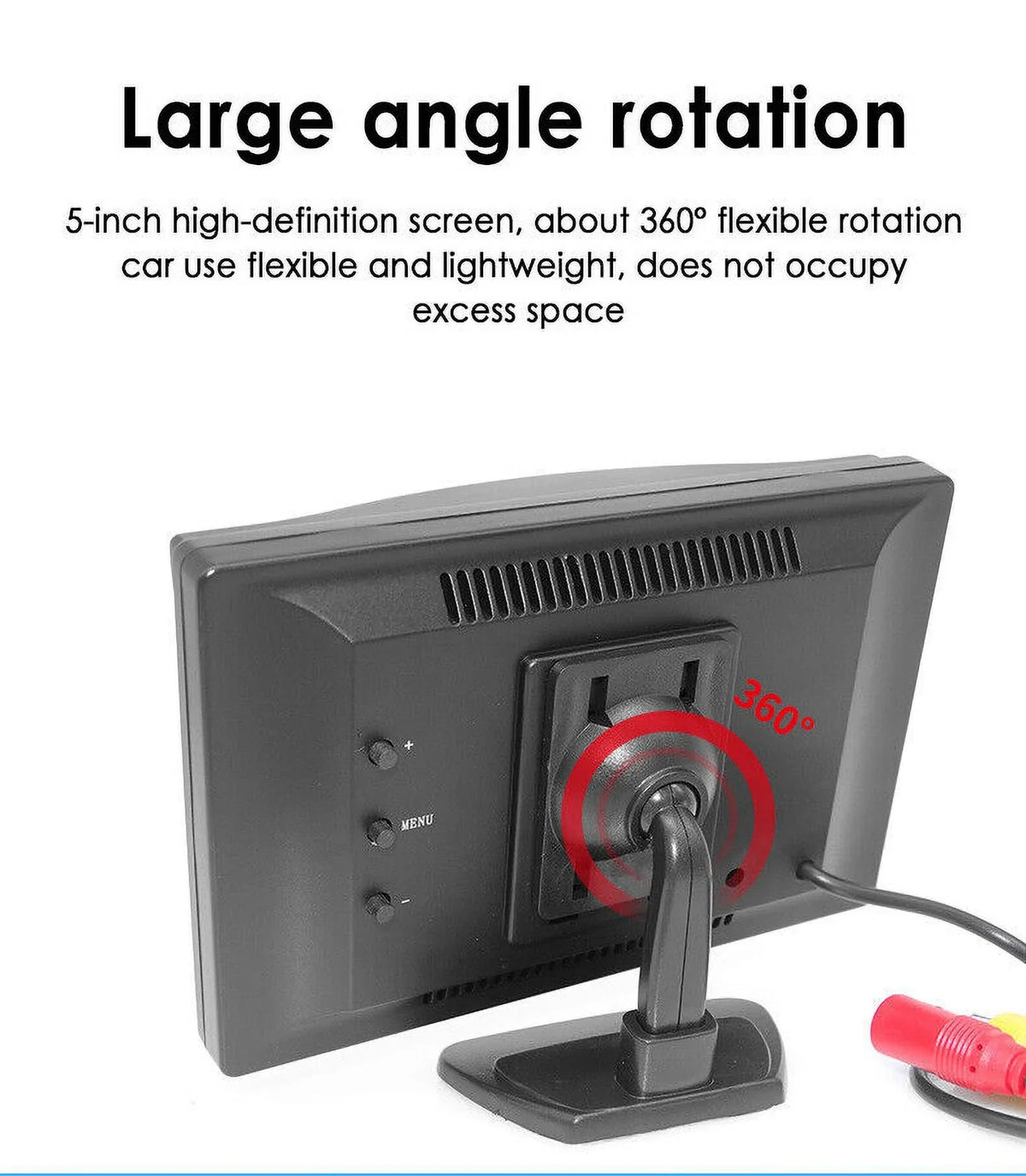 Paddsun  Car Night Vision Backup Camera Kit 5" Wireless Monitor  Rear View Waterproof