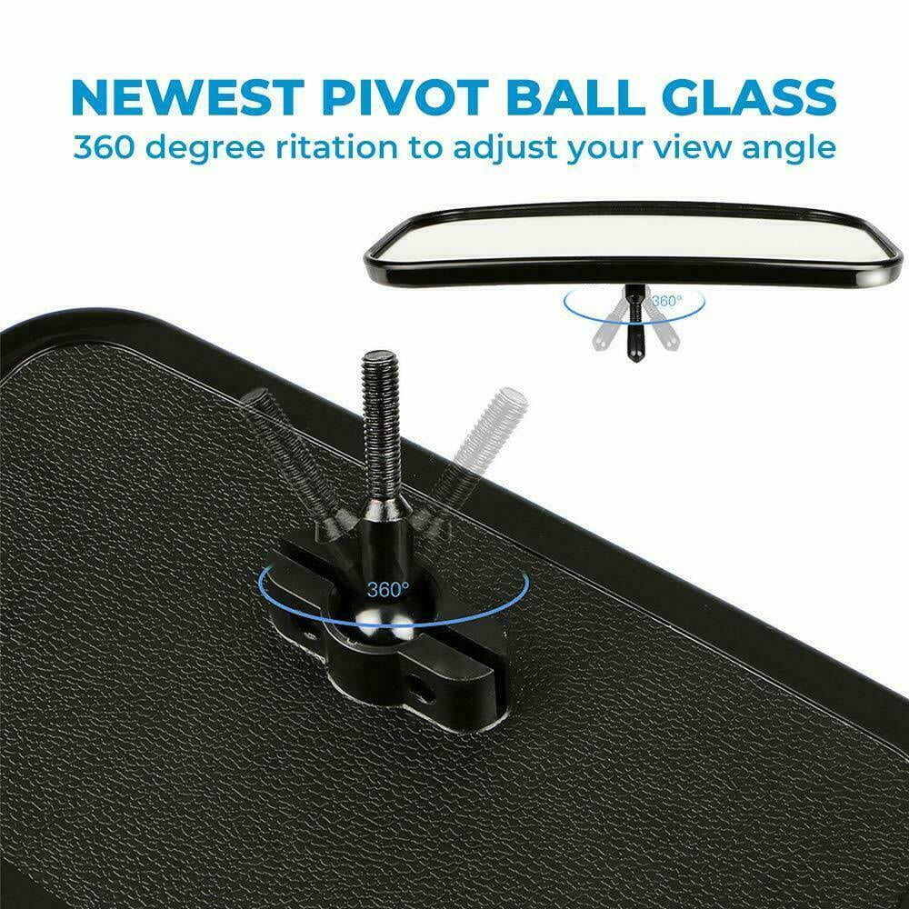 Rear View Mirrors Set 1.75"-2" Bar Clamp Center Mirrors Compatible with Polaris  900 1000 Can-Am X3