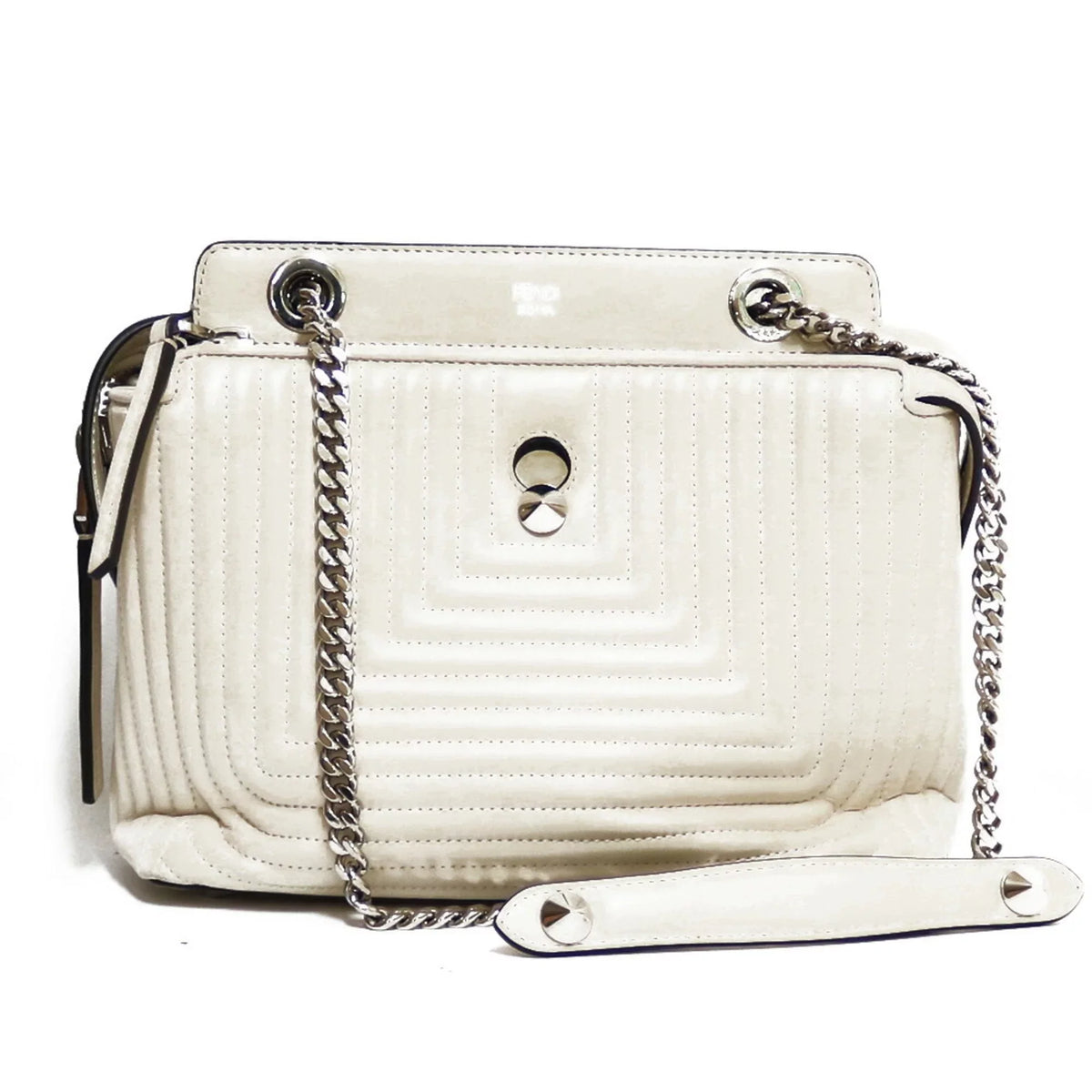 Pre-Owned  Shoulder Bag Dot Com Ivory White Ladies (Fair)
