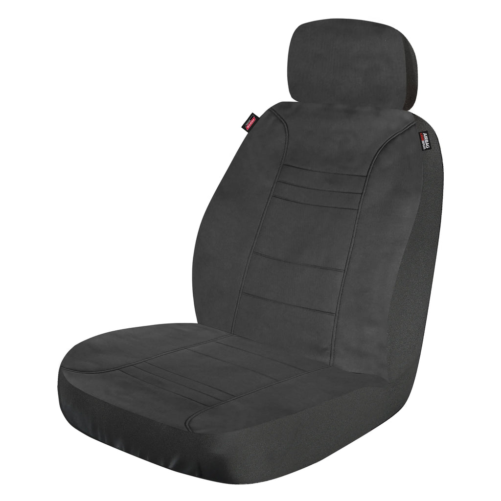 Genuine Dickies 2 Piece Aquablock Universal Car Seat Covers, Gray