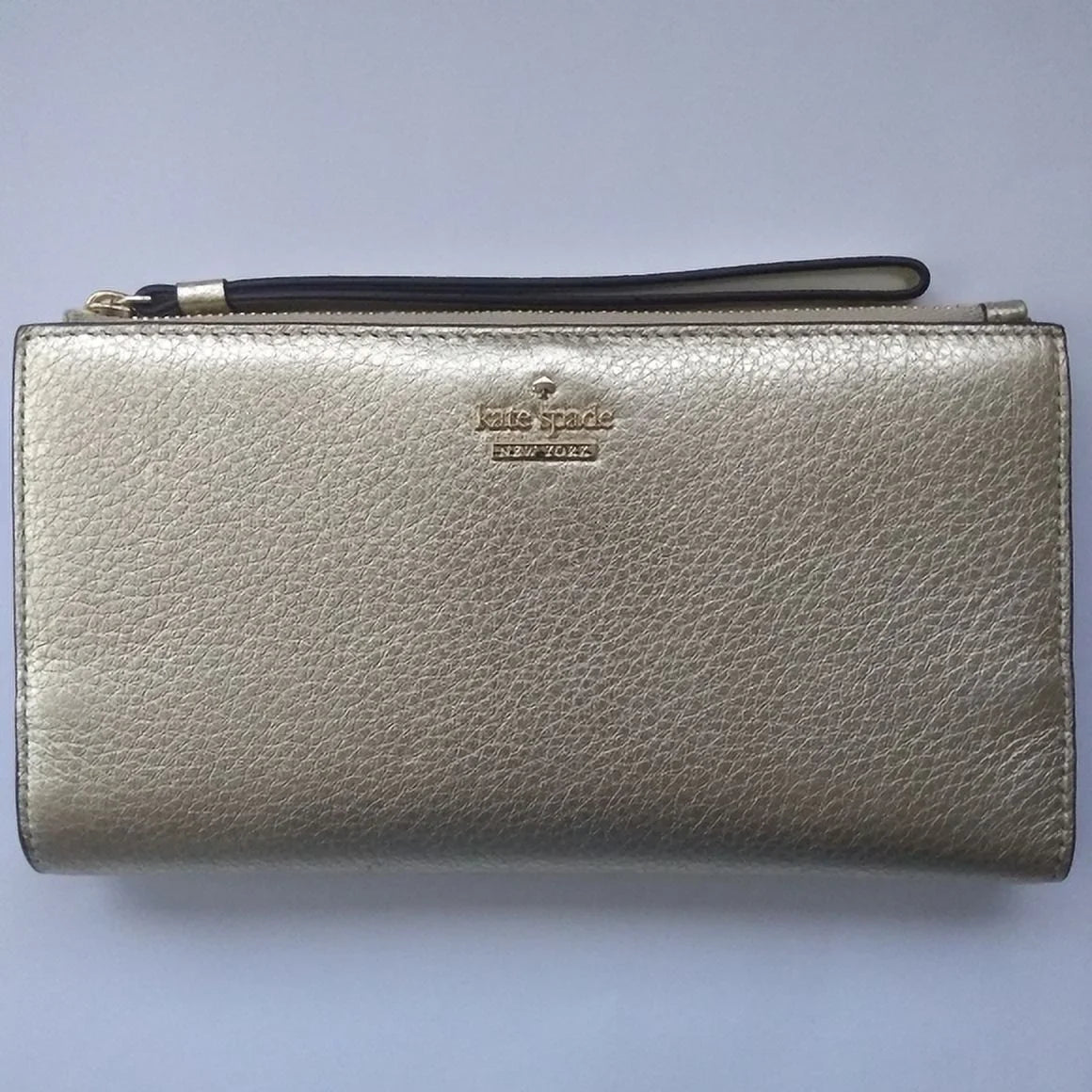 Kate Spade Blake Street Dot Eliza Wristlet Wallet Gold