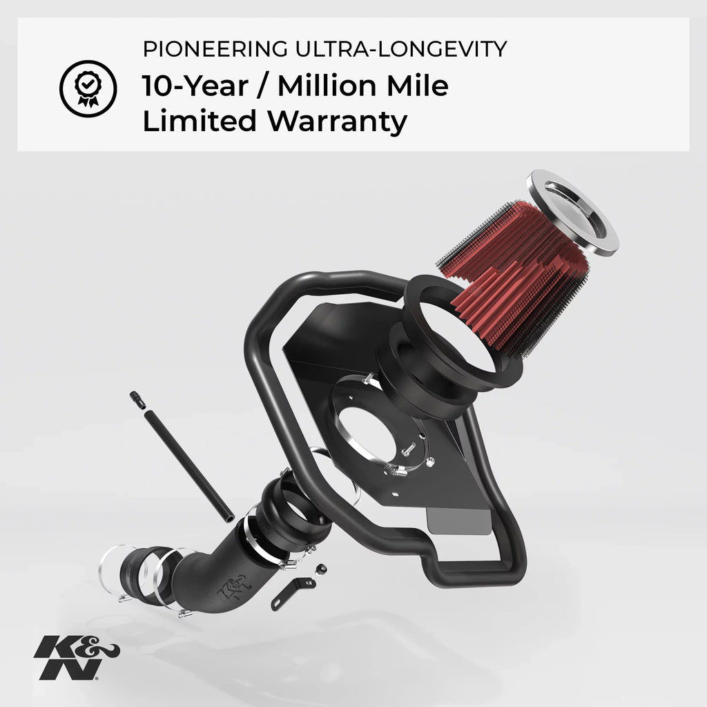K&N Cold Air Intake Kit: High Performance, Guaranteed to Increase Horsepower: 2004-2017   (SuperLow, Iron, Sportster Custom, Seventy-Two, Forty-Eight, Nightster, Roadster)57-1126