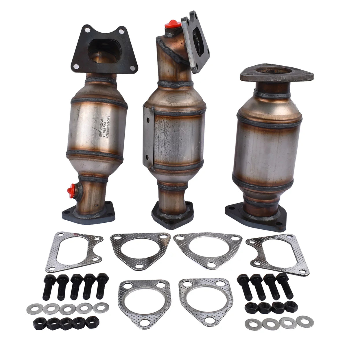 Catalytic Converters Set Replacement for 2005-2008 Honda Pilot 3.5L 45106-45107-45108
