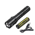 Combo: Nitecore P20 V2 Tactical  Flashlight -  -L2 V6 - 1100 Lumens w/NL1834R Battery +Free Eco-Sensa  Cord