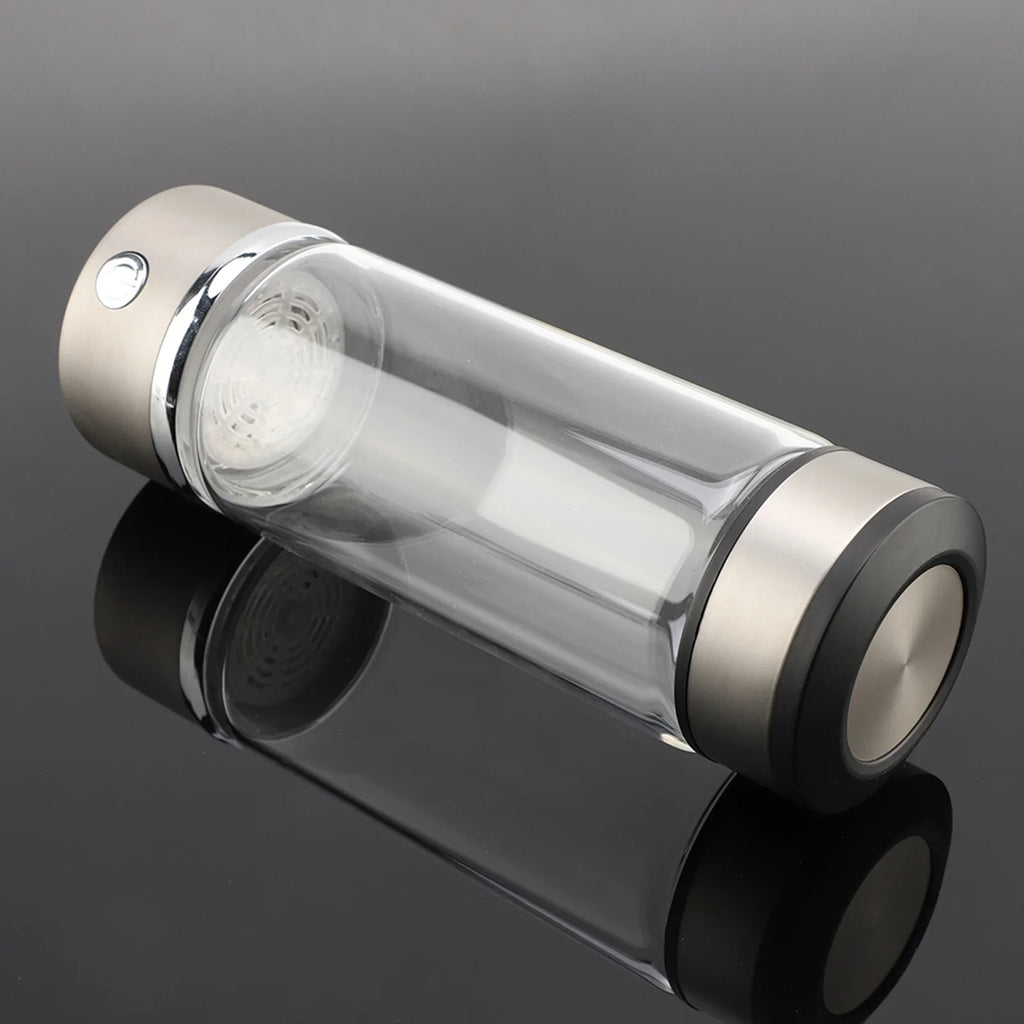 Hydrogen Water Bottle  Charging Rich Hydrogen Water Purifier Filter Glass Bottle Portable Lonizer Cup