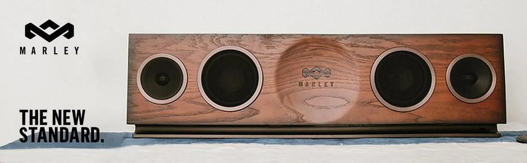 House of Marley, One Foundation Premium Home Audio Hi-Fi System, 3.5 High-Output Woofers, 2 x 1 High-Definition Tweeters, 220 Watt Stereo Power,  Certified Solid Oak Baffle, -DA002- Regal
