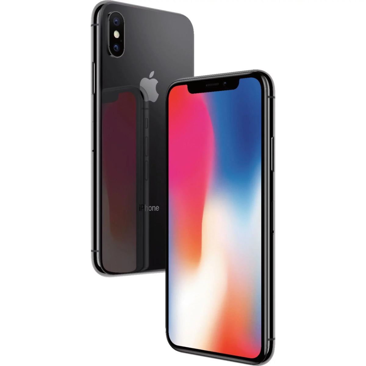 Apple iPhone X 256GB A1901 Unlocked  Phone w/ Dual 12MP Camera - Space Gray - B Grade Used