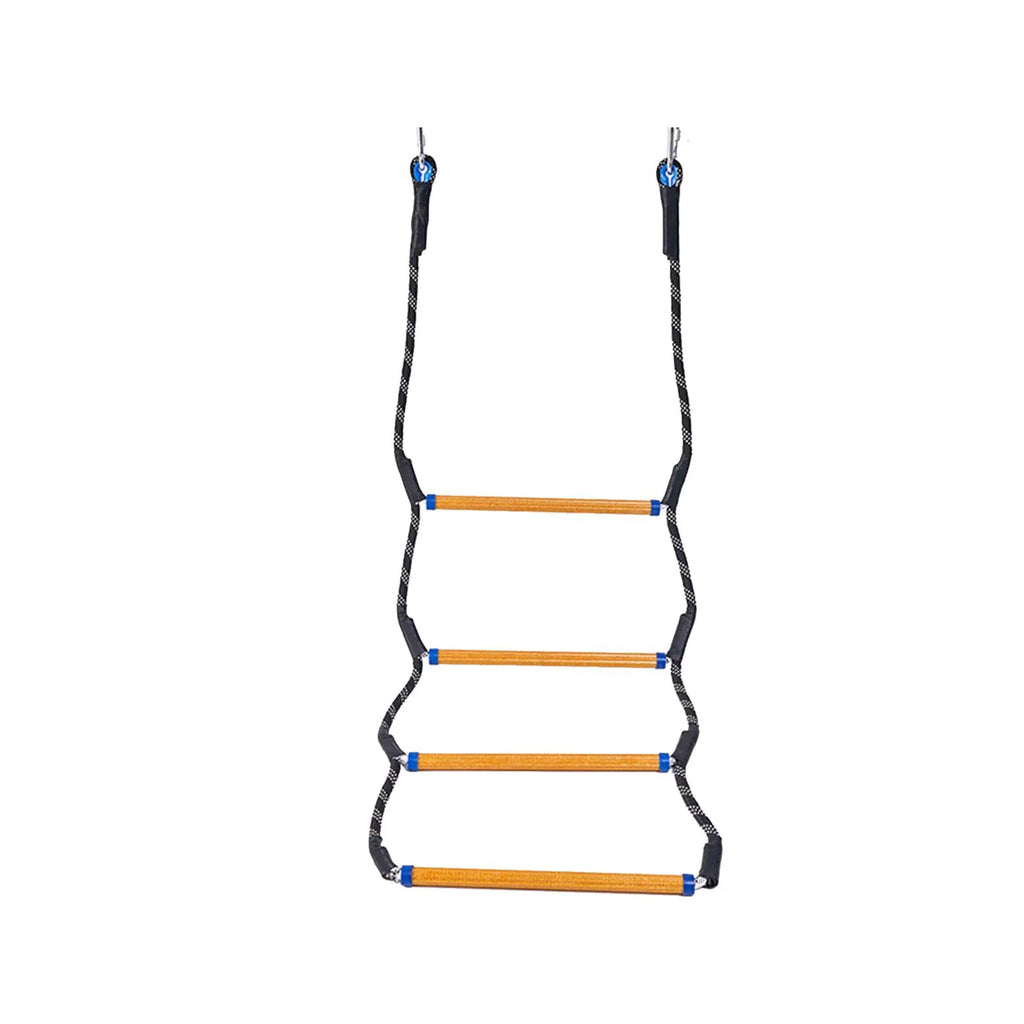Boat Rope Ladder, 4/5 Tier Marine Rope Ladder, High Strength Boarding Rope Ladder Climbing Rope Swim Ladder for Inflatable Boat Kayaking Canoe Sailing 4 Steps
