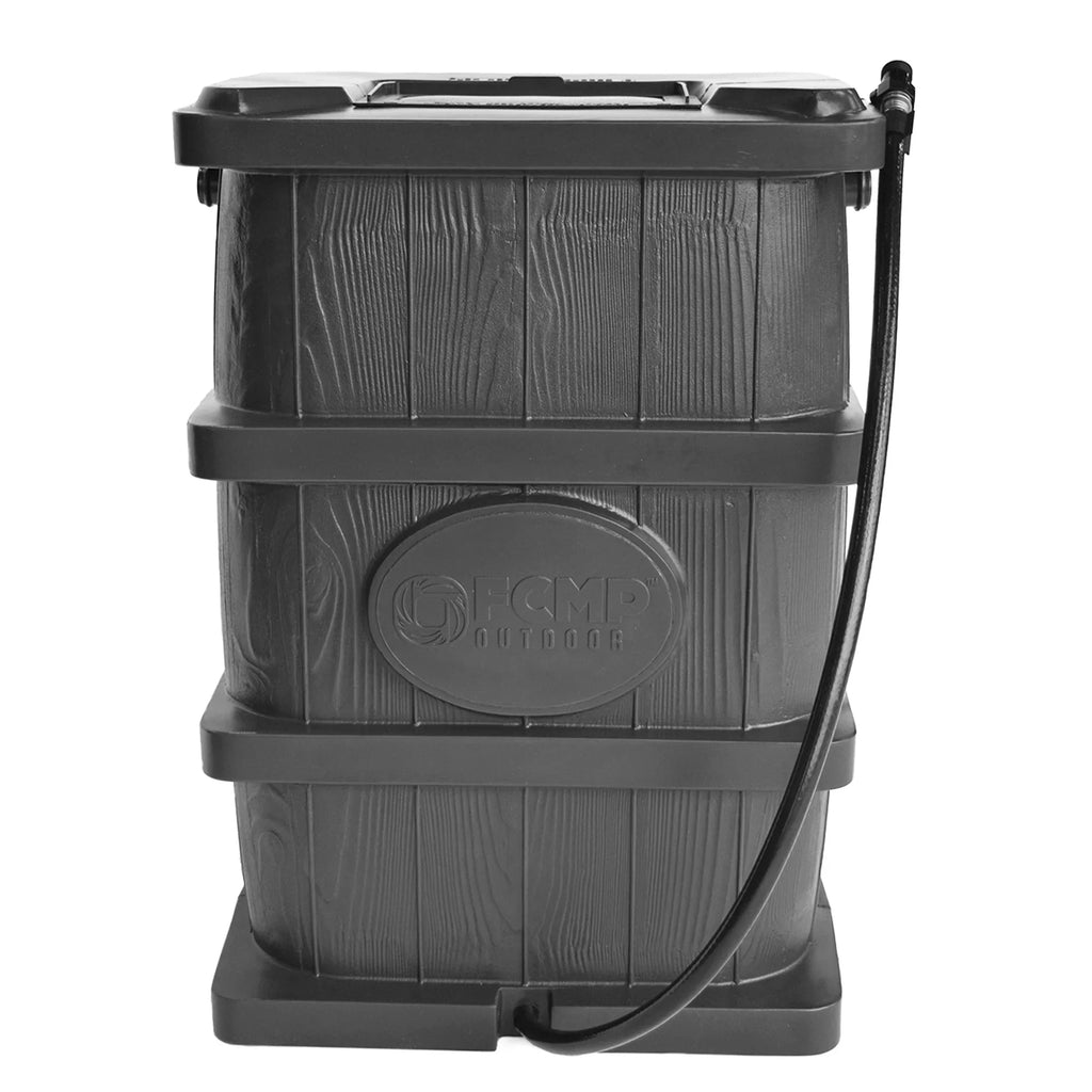 Outdoor WG4000- Home Outdoor Wood Grain Rain Water Catcher Barrel