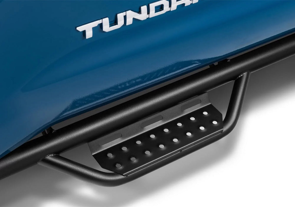 N-Fab by RealTruck Nerf Steps Rs | Textured Black, Cab Length | 319418112 | Compatible with 2019-2020 Ford Ranger Crew Cab All Beds,  Gas