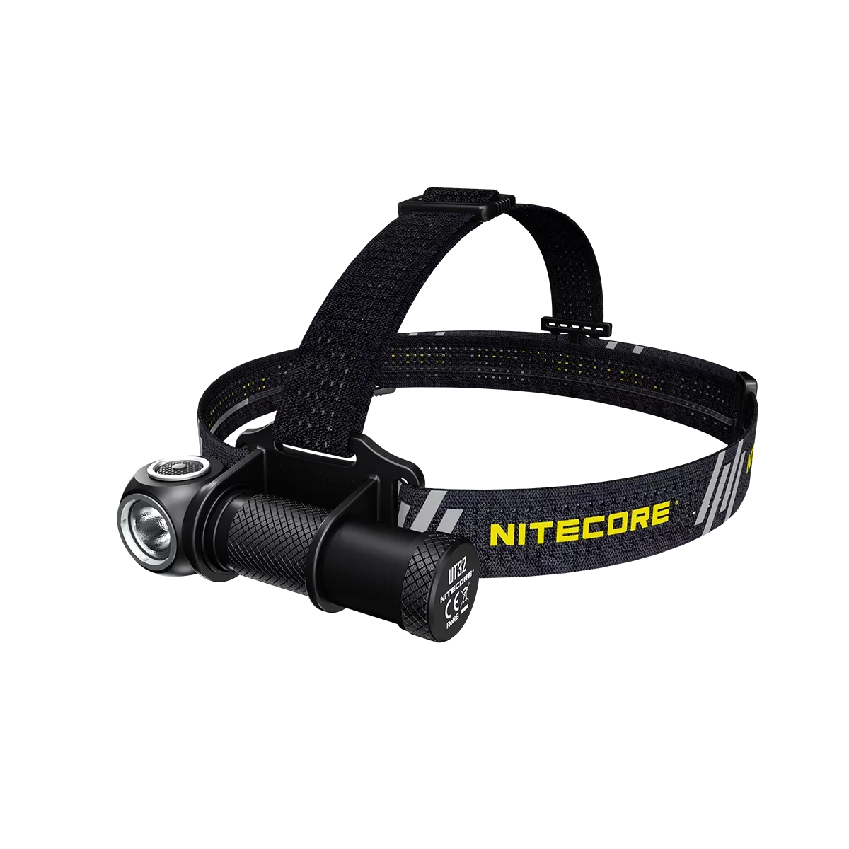 Value Bundle: Nitecore UT32 Dual Emitter Headlamp - (5700K, Cool White) - (3000K, Warm White) with 1X NL1834 Battery and 1x  Keychain Light (Random Color Choices)