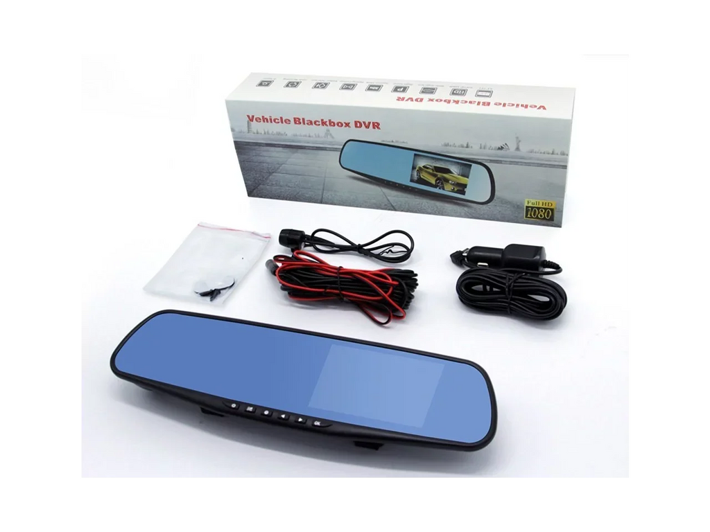 Car Camera | Upgraded Car Video Recorder Full  1080P | Car Video Camera 4.3" Inch  with Dual Lens for Vehicles Front & Rearview Mirror |  Vehicles Dash Cam