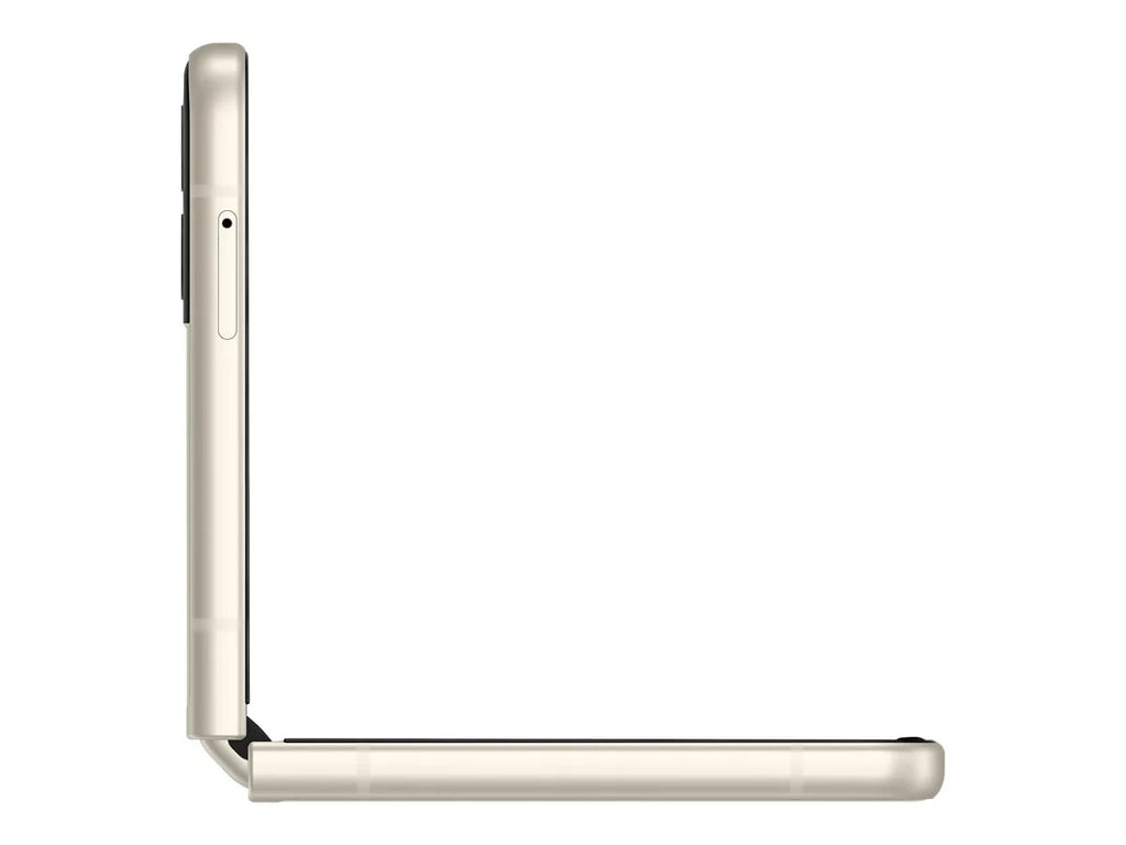 Samsung Galaxy Z Flip3 5G - 5G smartphone - dual- -  8  / Internal Memory 128  -  display - 6.7" - 2640 x 1080 pixels (120 Hz) - 2x rear cameras 12 , 12  - front camera 10  - cream