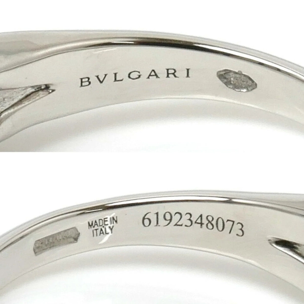 Pre-Owned  Bvlgari Pt950 Platinum Incontro D'Amore Ring Diamond 0.46ct 5.1g Ladies (Good)