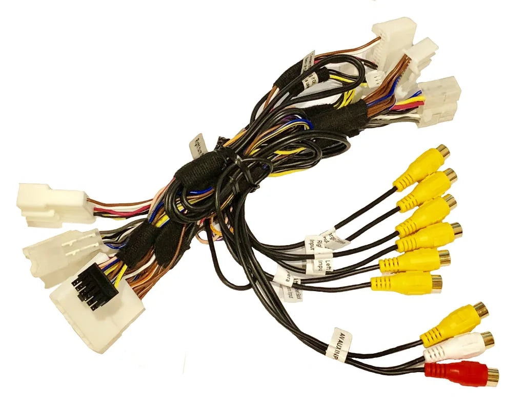 Crux - Multi View Integration Interface with A/V Input and Side Mirror Mounted Cameras for Toyota Tundra