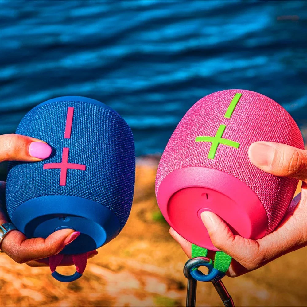 Restored Ultimate Ears  3 Portable Bluetooth Mini Speaker - Hyper Pink (Refurbished)