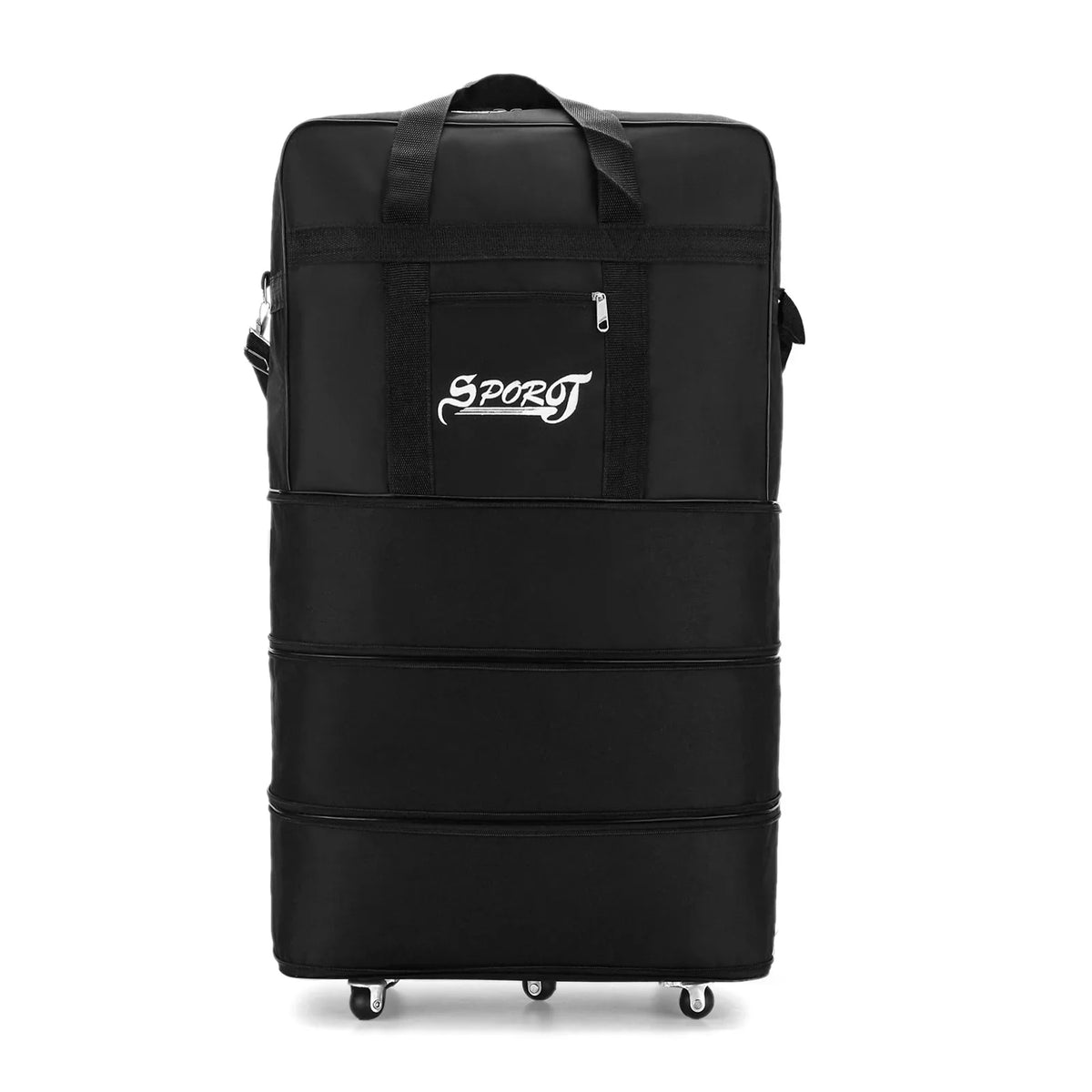 Lixada Foldable Suitcase Expandable Travel Luggage for Men and Women