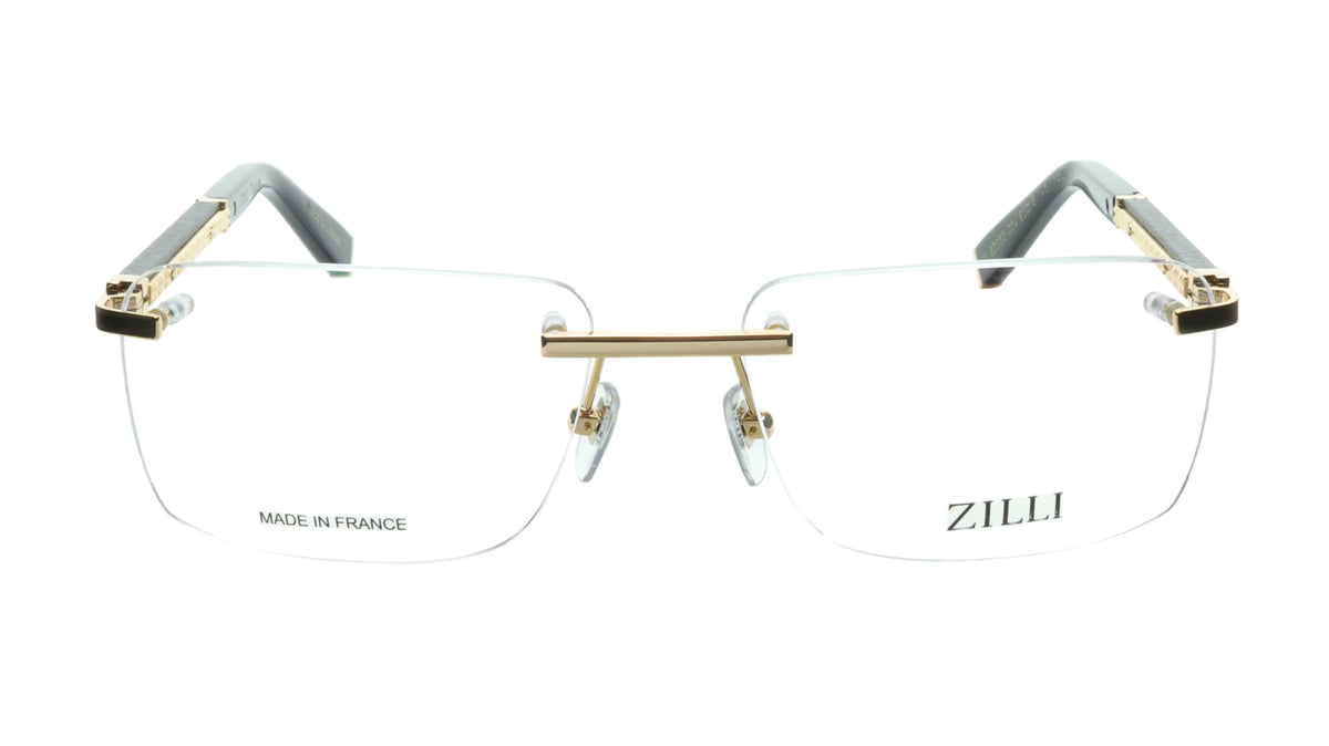 Rimless Eyewear Made with Real Leather and High Quality Titanium