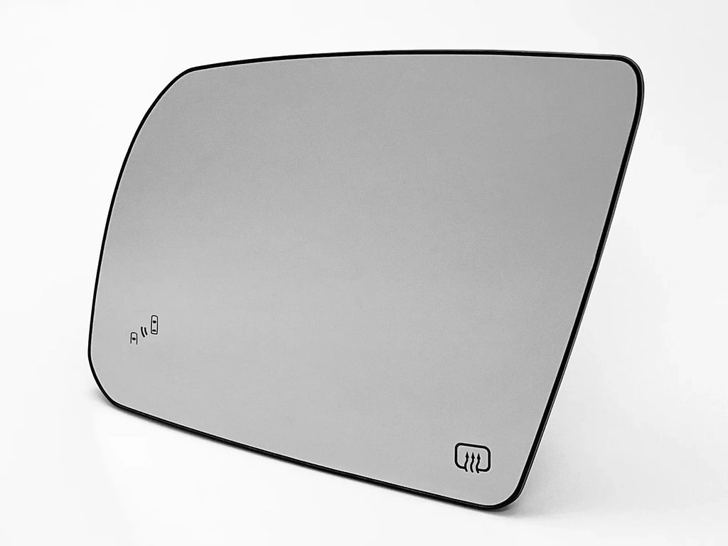 Replacement for Exterior Rear View Mirror Glass Power Heated with Blind Spot Detection 2014-2021 Tundra 2018-2022 Sequoia Driver Left Side 879060C010 TO1324132