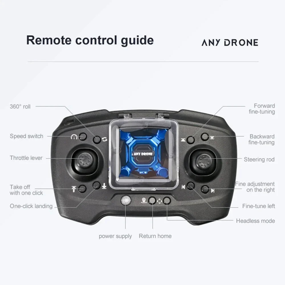 K04 Mini Drone for Kids,  Quadcopter  Camera 360° Flip Headless Drones Foldable  Aircraft One Key Land Auto Hovering Suitable for Beginners Toys Gift