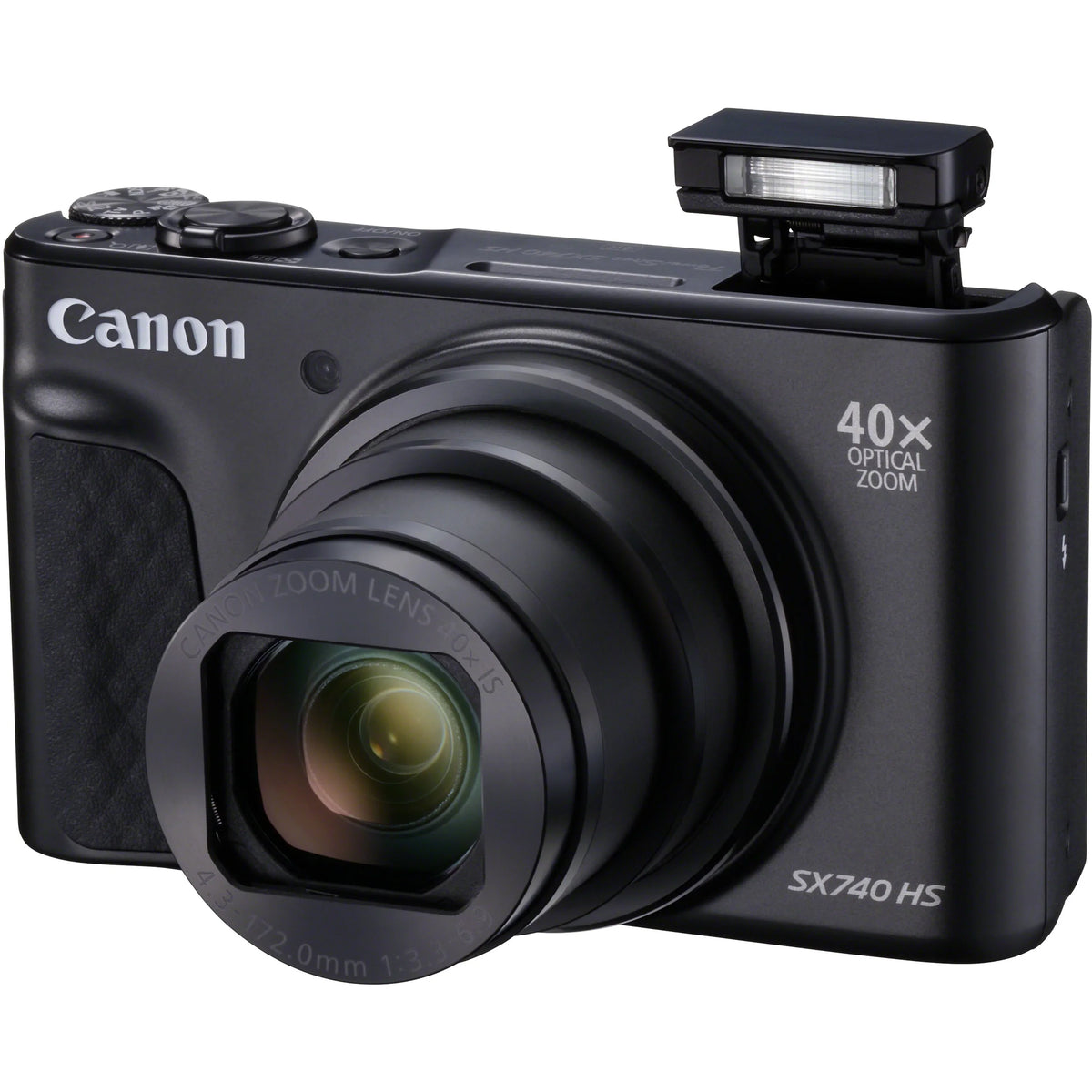 Canon PowerShot SX740  20.3 Megapixel Compact Camera, Black