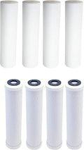 Replacement Filter Kit Compatible With Watts WP2-  System - Includes Carbon Block Filter &  Sediment Filter