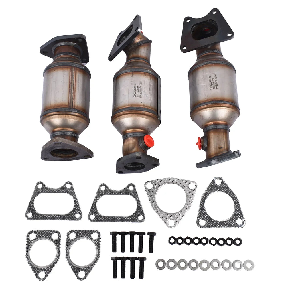 Catalytic Converters Set Replacement for 2005-2008 Honda Pilot 3.5L 45106-45107-45108
