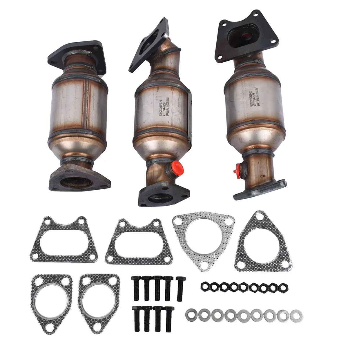 Catalytic Converters Set Replacement for 2005-2008 Honda Pilot 3.5L 45106-45107-45108