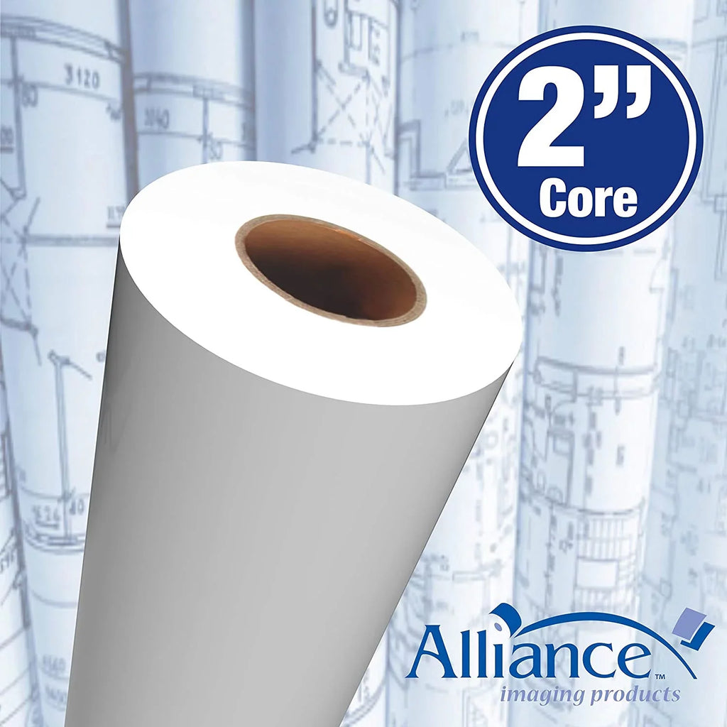 Alliance Wide Format Paper 24" x 150'  Bond 20lb | 92 Bright | 4 Rolls | 2" Core