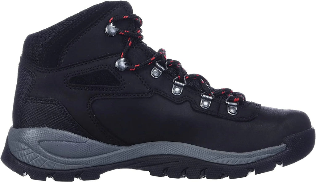 Columbia Womens Newton Ridge Plus Boot 10 Wide Black/Poppy Red