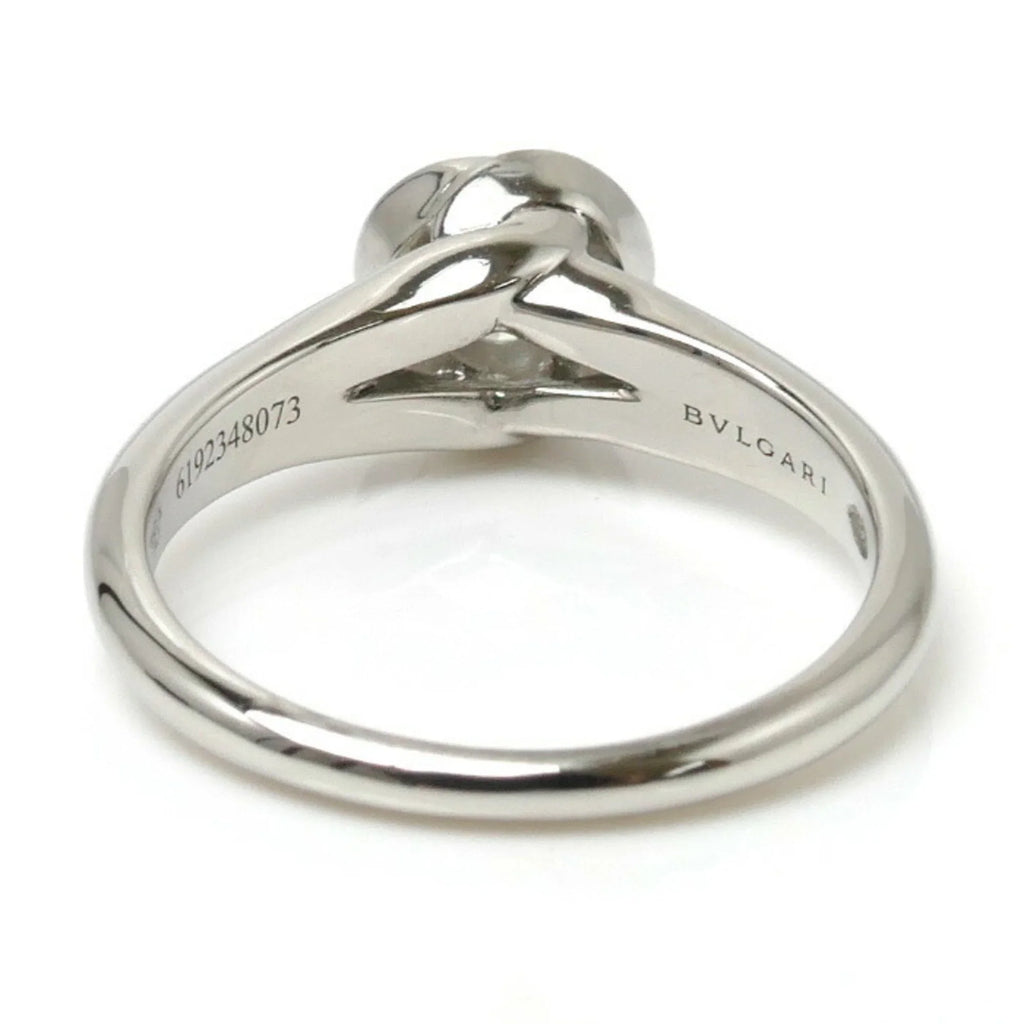 Pre-Owned  Bvlgari Pt950 Platinum Incontro D'Amore Ring Diamond 0.46ct 5.1g Ladies (Good)