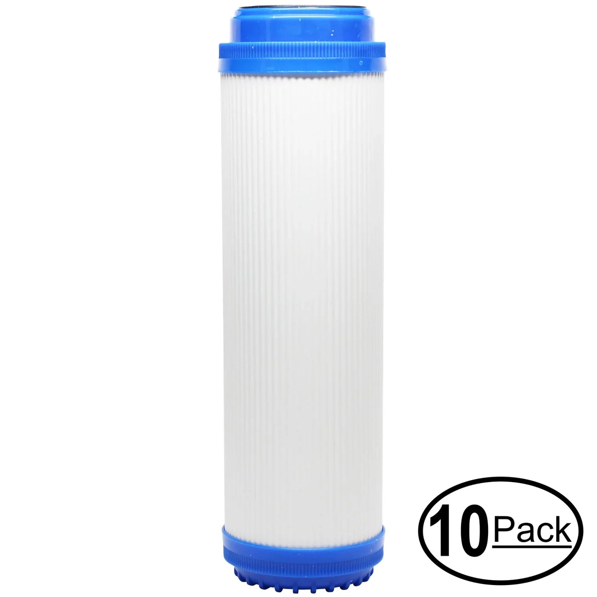 10-Pack Replacement for PurePro FS401P-S Granular Activated Carbon Filter - Universal 10-inch Cartridge for PurePro Aquarium  System - Denali Pure Brand