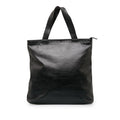 Pre-Owned Authenticated Chanel  Tote Lambskin Leather Black Tote Bag Unisex (Good)