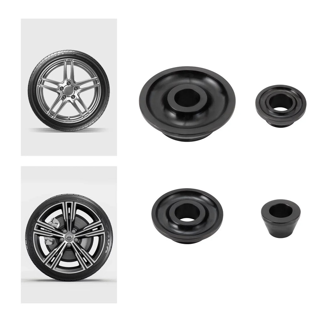 36mm Tire Balancer Cones Set Wheel Balancer Adapter Cones 45-gauge Steel 4 Sizes
